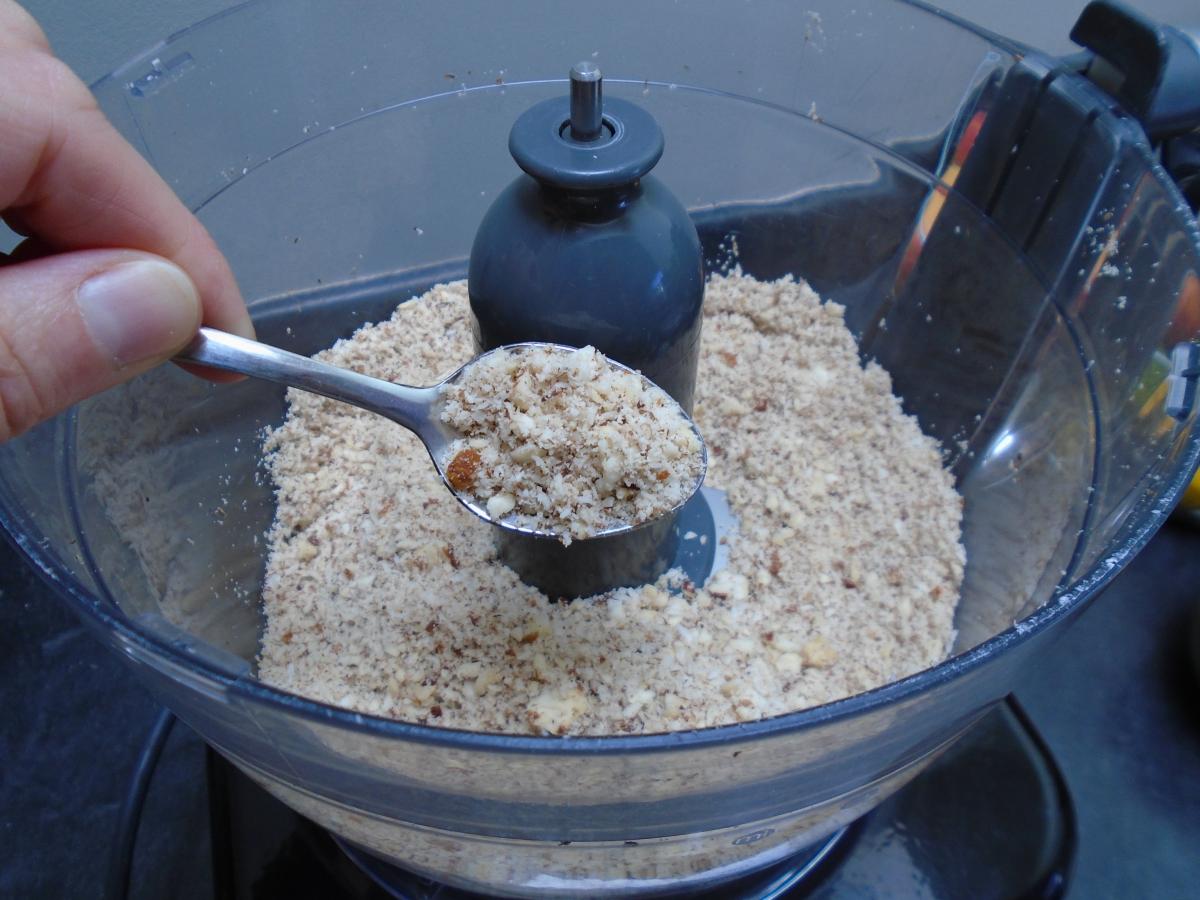 Blend for a minute or two until a flour starts to form