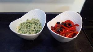 Fluff up the couscous and add juice of ½ lemon; transfer that and the chorizo mix to bowls to put in the fridge for the morning